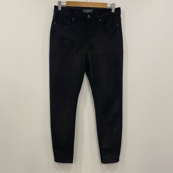 BANANA REPUBLIC 4 High-Rise Soft Stretch Faux Suede Skinny Jeans Classic Preppy - Picture 1 of 16